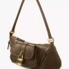 Le sac bandoulière 99 en cuir grainé