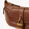 Le sac bandoulière 99 en cuir grainé