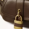 Le sac bandoulière 99 en cuir grainé