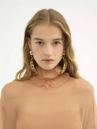 Les boucles d&rsquo;oreilles Chloé Bananas
