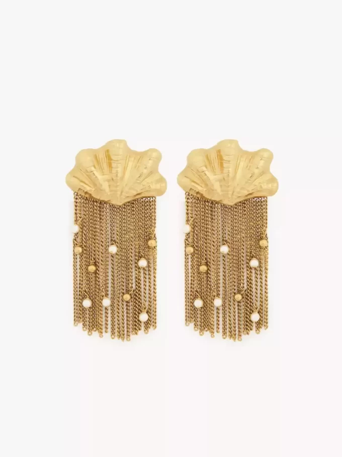 Les boucles d&rsquo;oreilles Coquillages de Chloé