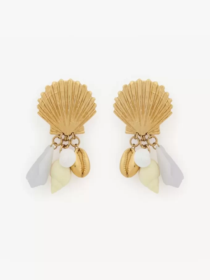 Les boucles d&rsquo;oreilles Coquillages de Chloé