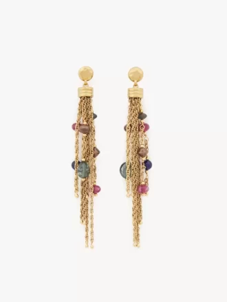 Les boucles d&rsquo;oreilles Pompons de Chloé