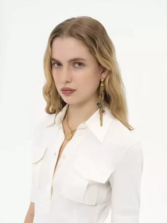 Les boucles d&rsquo;oreilles Pompons de Chloé