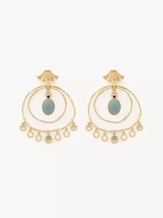 Les boucles d&rsquo;oreilles Tournesol de Chloé