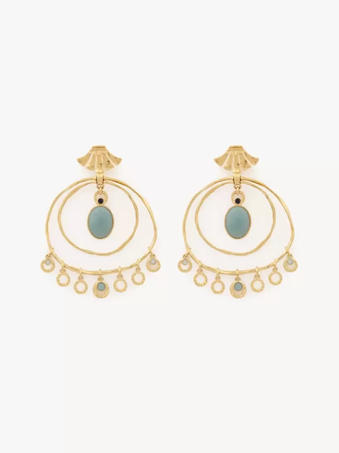 Les boucles d’oreilles Tournesol de Chloé Les boucles d’oreilles Tournesol de Chloé