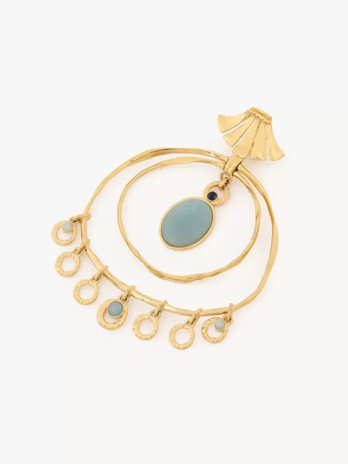 Les boucles d’oreilles Tournesol de Chloé Les boucles d’oreilles Tournesol de Chloé