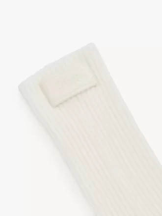 Les chaussettes Chloé Signature en maille de laine
