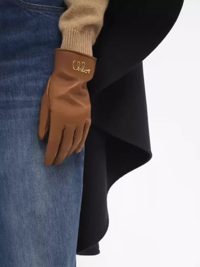 Les gants Chloé Iconic en cuir