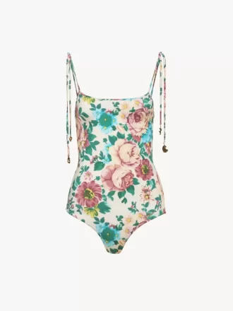 Maillot de bain une pièce à bretelles nouées