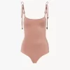 Maillot de bain une pièce à bretelles nouées