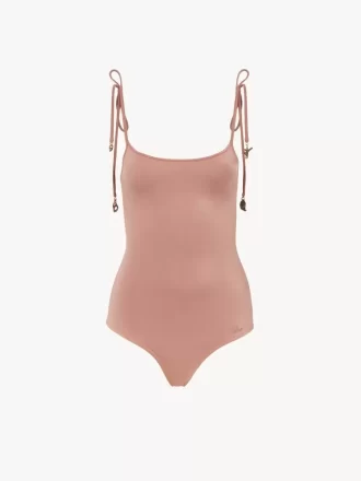 Maillot de bain une pièce à bretelles nouées