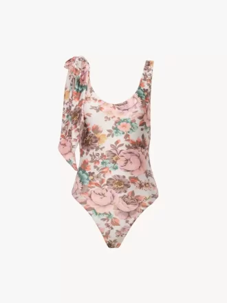Maillot de bain une pièce à bretelles nouées