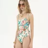 Maillot de bain une pièce à bretelles nouées