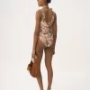 Maillot de bain une pièce à bretelles nouées