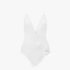 Maillot de bain une pièce à volants et col en V Maillot de bain une pièce à volants et col en V