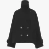 Manteau court oversize en laine Manteau court oversize en laine