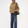 Manteau court oversize en laine Manteau court oversize en laine
