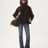 Manteau court oversize en laine Manteau court oversize en laine