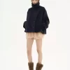 Manteau court oversize en laine Manteau court oversize en laine
