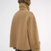 Manteau court oversize en laine Manteau court oversize en laine