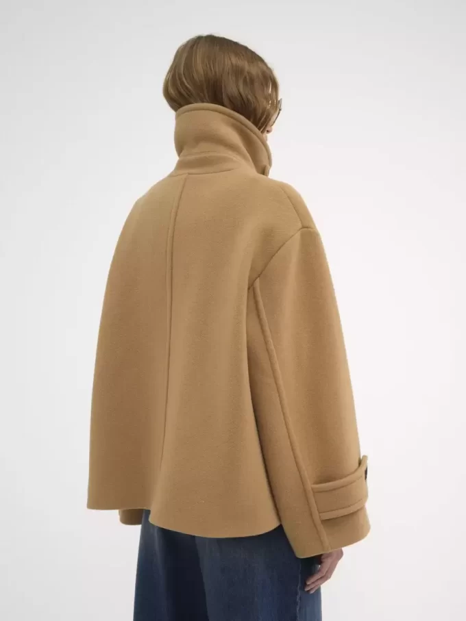 Manteau court oversize en laine Manteau court oversize en laine