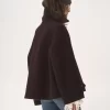Manteau court oversize en laine Manteau court oversize en laine