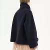 Manteau court oversize en laine Manteau court oversize en laine