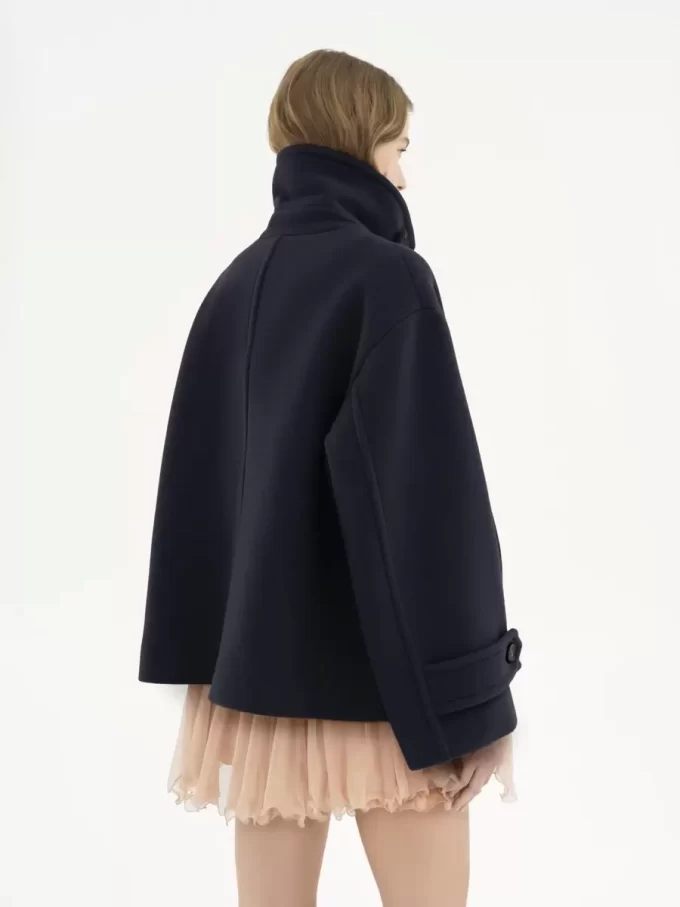 Manteau court oversize en laine Manteau court oversize en laine