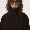 Manteau court oversize en laine Manteau court oversize en laine