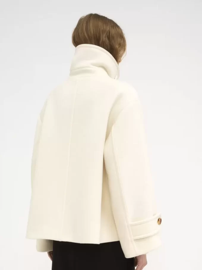 Manteau court oversize en laine Manteau court oversize en laine