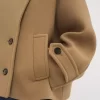 Manteau court oversize en laine Manteau court oversize en laine