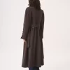 Manteau d’équitation croisé en laine pied-de-poule Manteau d’équitation croisé en laine pied-de-poule