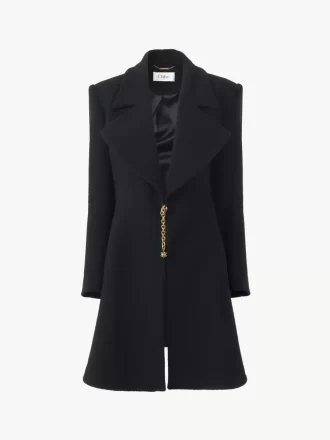 Manteau d&rsquo;équitation en bouclette de laine