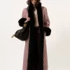 Manteau hybride long en satin technique Manteau hybride long en satin technique