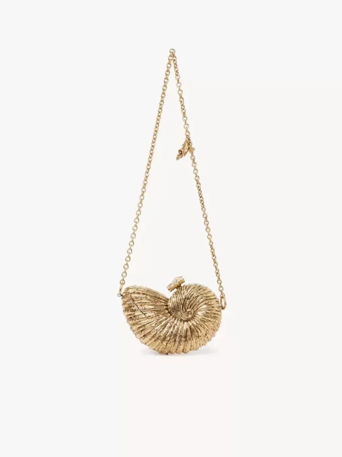 Minaudière coquillage Sea Treasures en métal
