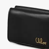 Mini Chloé Iconic à trois volets en cuir brillant