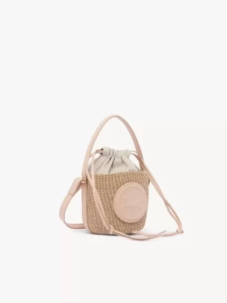 Mini panier Médaille Cheval en fibres naturelles