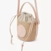 Mini panier Médaille Cheval en fibres naturelles