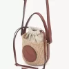 Mini panier Médaille Cheval en fibres naturelles