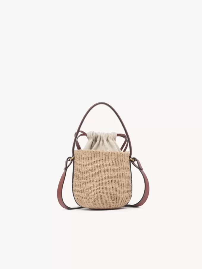 Mini panier Médaille Cheval en fibres naturelles