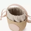 Mini panier Médaille Cheval en fibres naturelles