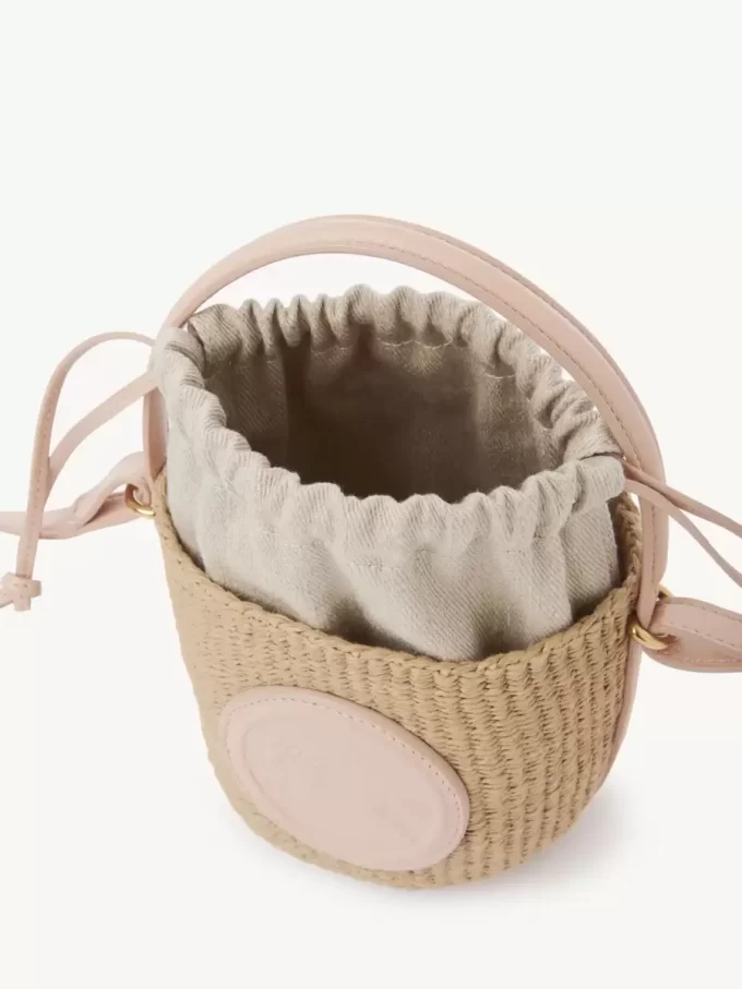 Mini panier Médaille Cheval en fibres naturelles