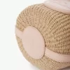 Mini panier Médaille Cheval en fibres naturelles