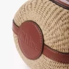 Mini panier Médaille Cheval en fibres naturelles