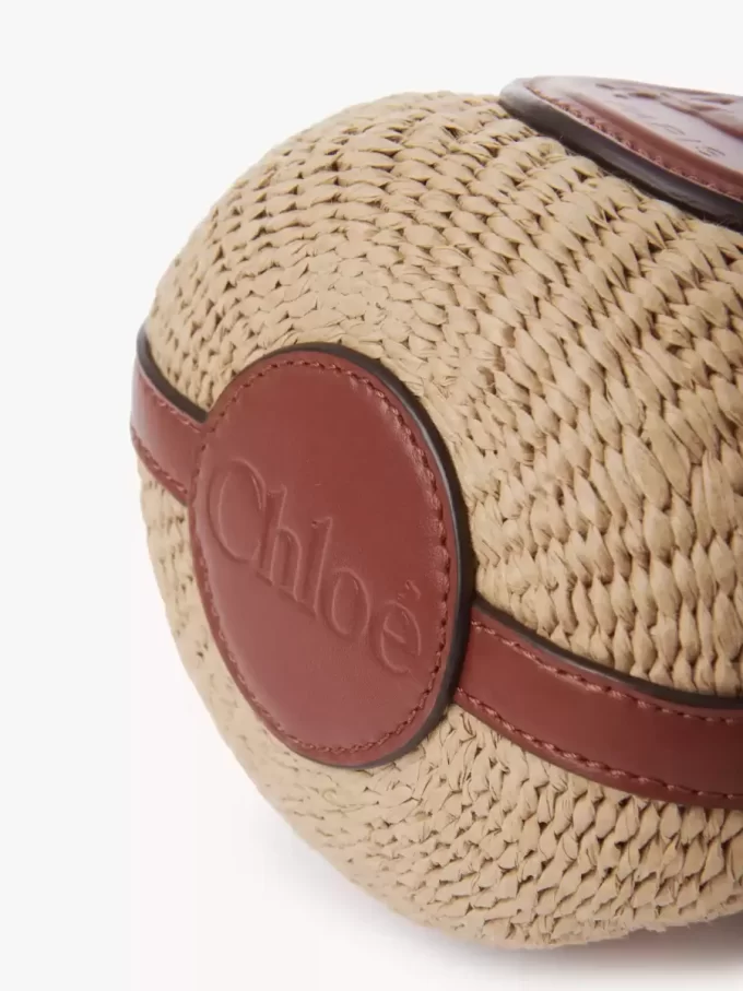 Mini panier Médaille Cheval en fibres naturelles