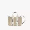Mini sac cabas Woody en lin