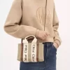 Mini sac cabas Woody en lin