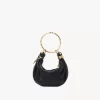 Mini sac Hobo Bracelet en cuir grainé Mini sac Hobo Bracelet en cuir grainé