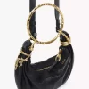 Mini sac Hobo Bracelet en cuir grainé Mini sac Hobo Bracelet en cuir grainé